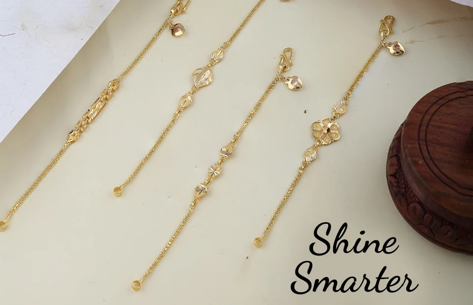 Fine gold chain and bracelet designs